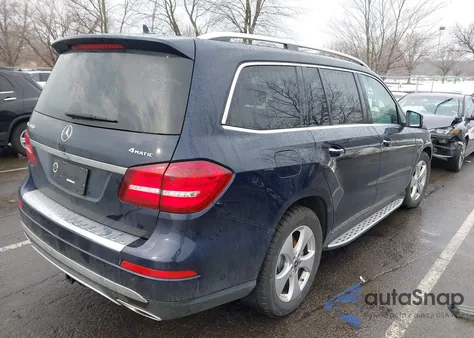 2018 Mercedes-Benz Gls 450 4Matic z USA, uszkodzony, nr VIN 4JGDF6EE6JB031763